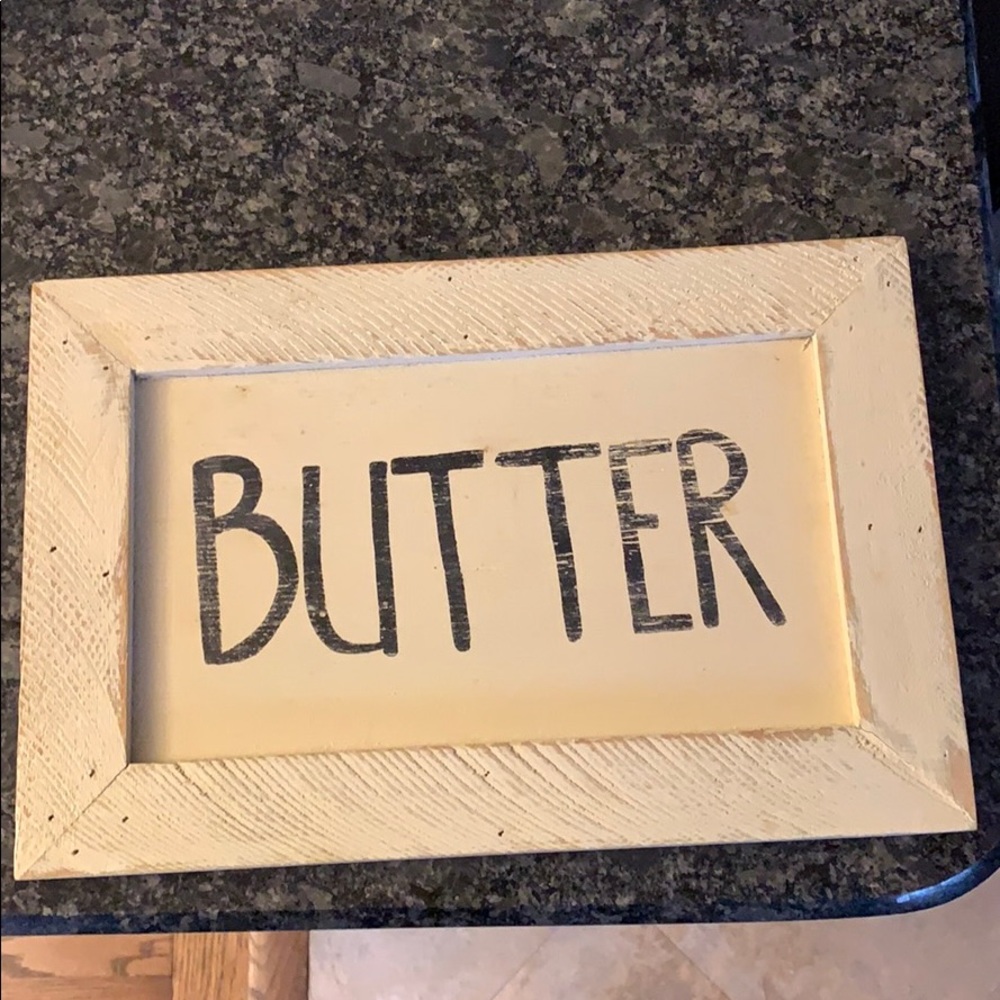 Butter Sign